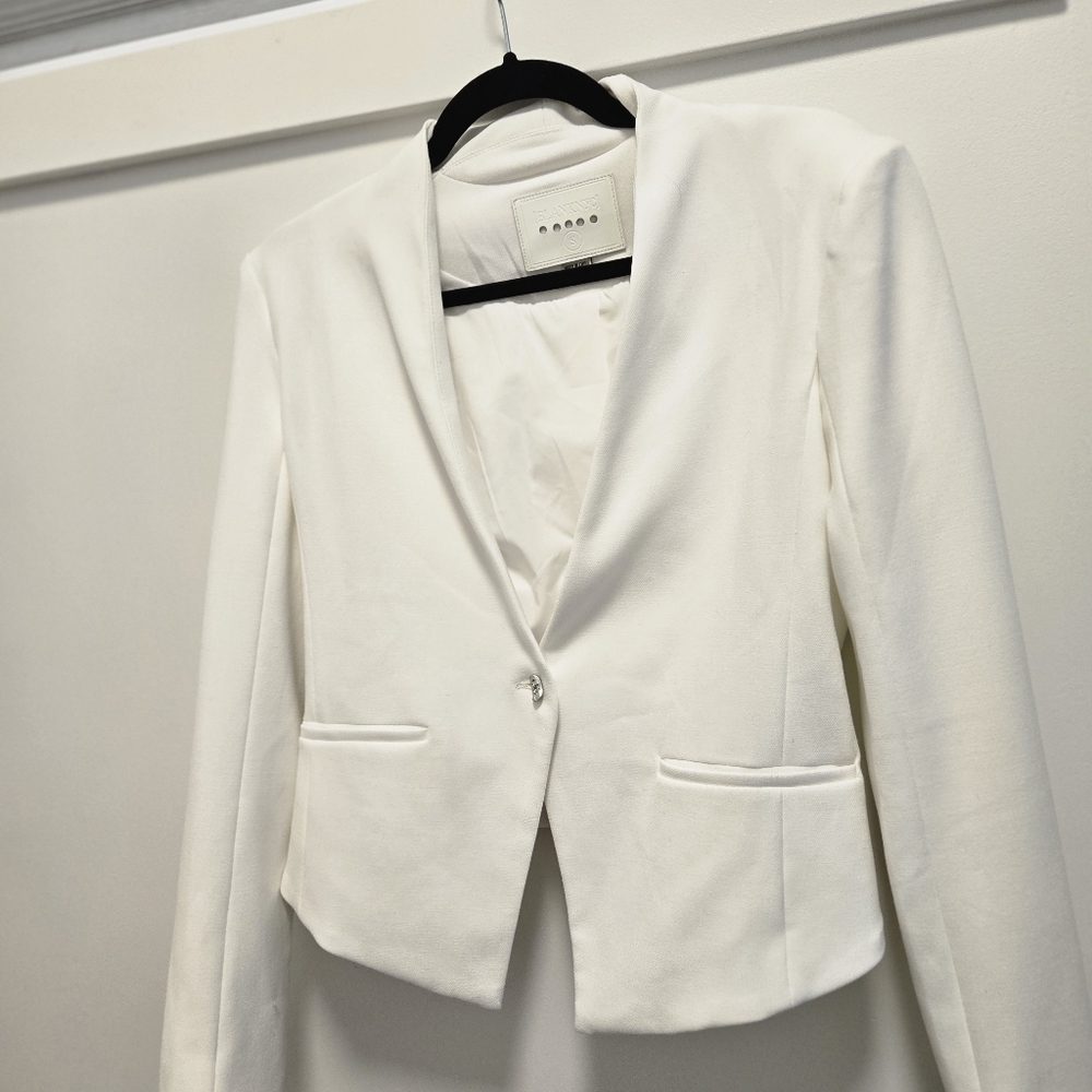 Blank NYC Classic White Blazer